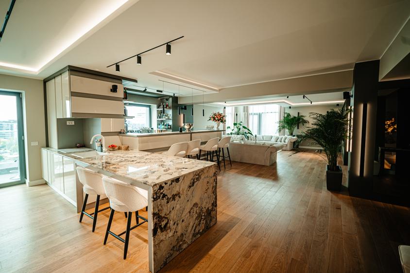 PENTHOUSE FLOREASCA - 6 CAMERE - 3 LOCURI PARCARE SI BOXA CADOU - 1