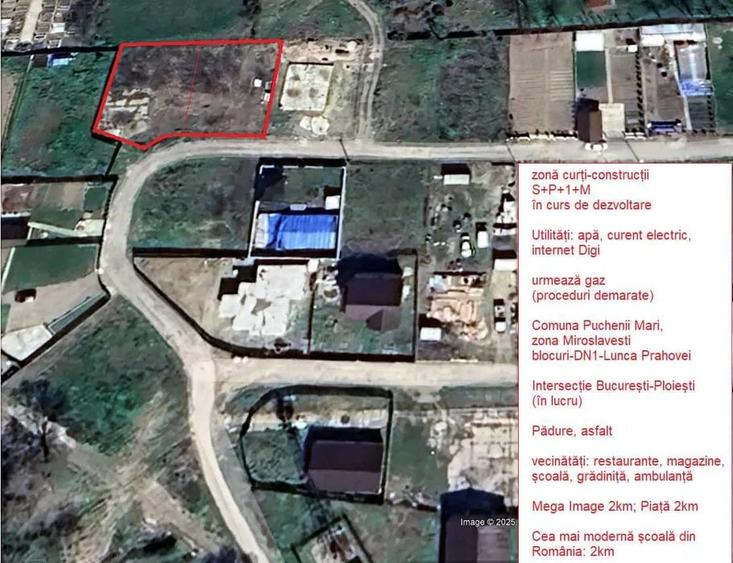 Intravilan curți-construcții lângă pădure, lângă Bucuresti, Ploiesti - 1