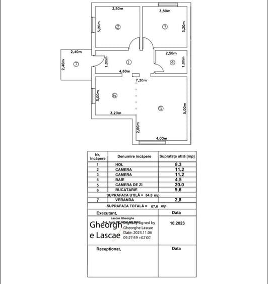 Apartament 3camere+curte+terasa din lemn - 4
