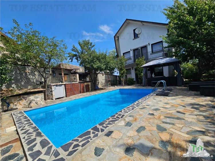 Vila superba, cu piscina, 970mp teren, D+P+E+M, gradina amenajata+pomi fructifer - 2