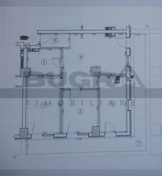 Apartament 3 camere, 60 mp,  parcare, terasa, zona Vivo - 8
