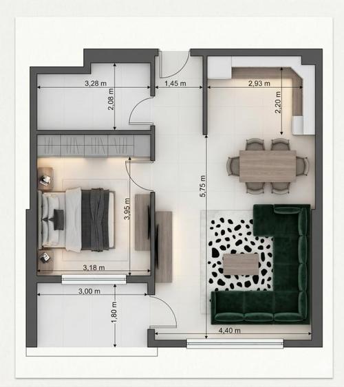 Apartament 2 camere 59mp mobilat| 0 comision | Bulevardul Pipera - Iancu Nicolae - 7