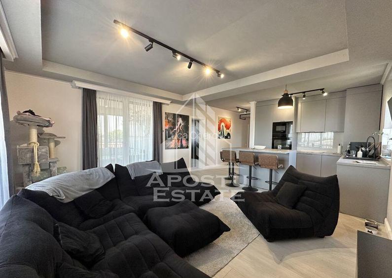 Penthouse de Lux cu 3 camere si 2 bai, mobilat in Giroc l...