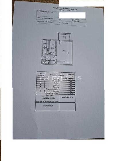 VANZARE GARSONIERA DEC