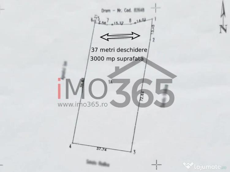 Teren intravilan 3000mp Oarja deschidere 37m - 6