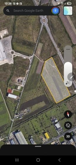 Aeroport - Teren industrial - S 1.5 ha - Utilitati la marginea parcelei - 2