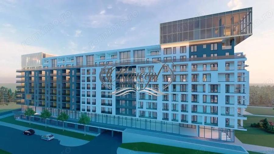 Apartament spectaculos cu perete cortina si terasa generoasa, strada Soporului - 7