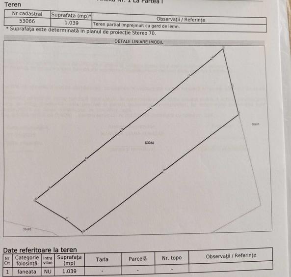 Teren 1.039 mp Maguri | aproape de padure | apa | teren drept | 20.900 negociabil - 2