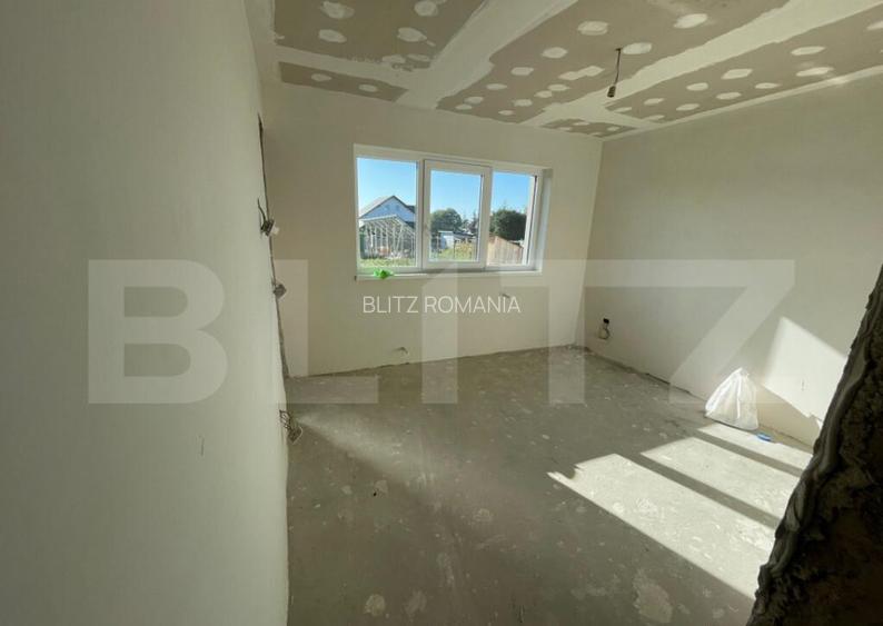 Casa Individuala, semifinisata, teren 500 mp, Liteni, Moara