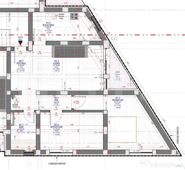 Apartament cu 3 camere decomandat în Mehala