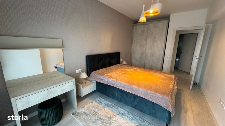 Apartament cu 2 camere, mobilat în Tunari