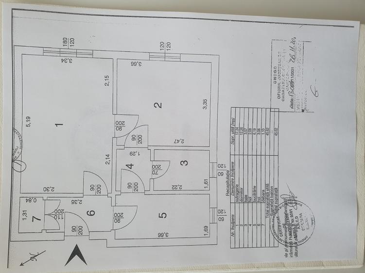 Apartament cu 2 camere decomandat în Central