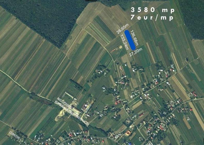 Vand teren 3580 mp in com Adancata jud Suceava - 2