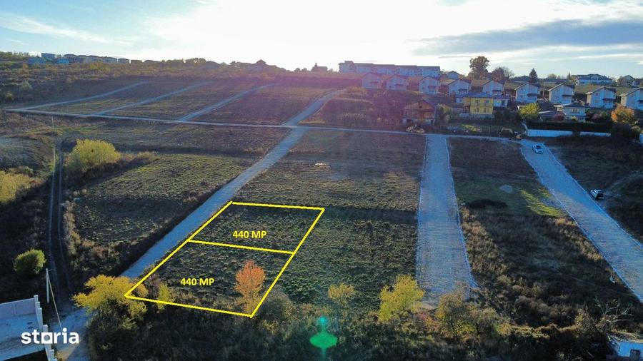 Vand teren intravilan, 440 m Visan- 300 m de TLT - 1