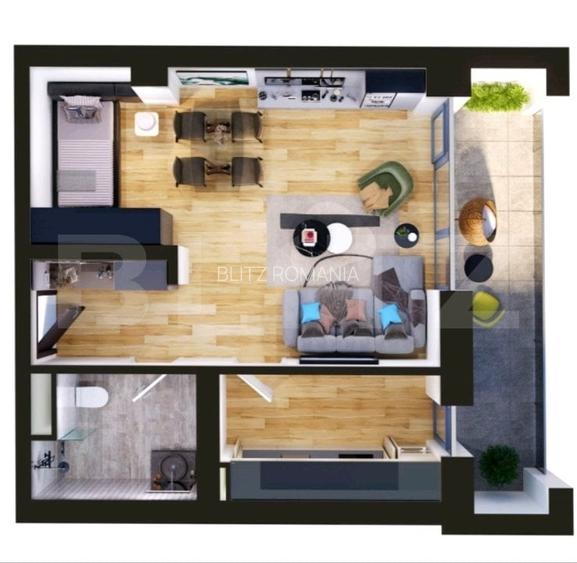 Apartament de vanzare, 1 camere, 40 mp, zona Torontalului Apartament de vanzare, 1 camere, 40 mp, zona Torontalului