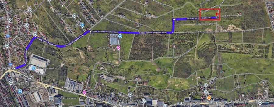 Teren intravilan Constructii, Panorama str.Piotr Ilici Ceaikovski Iris - 3