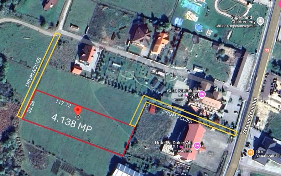 Teren Intravilan in Zarnesti / Soseaua Branului - 1