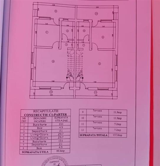 Visani vila P+1 duplex LIBERA la CHEIE s. utila = 105mp teren 200mp doua  locuri - 9