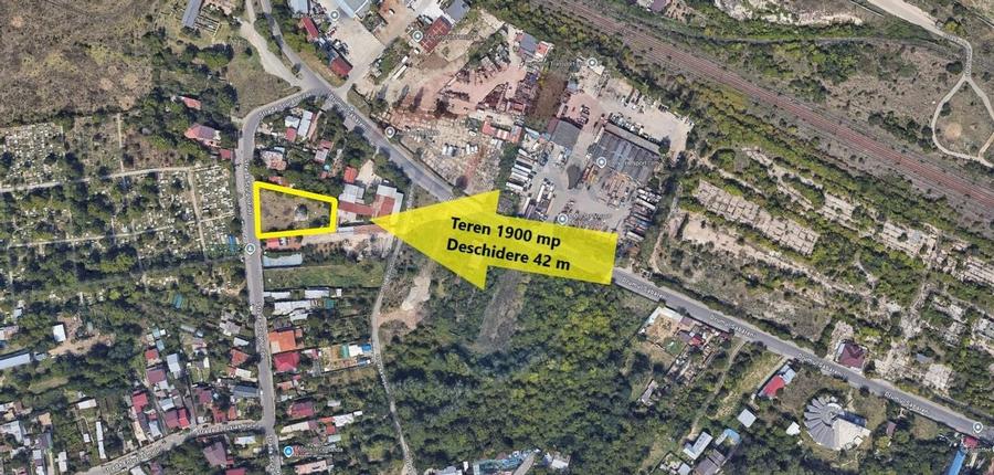 Teren de vanzare Strada Sculptorilor Giulesti, 1900 mp, deschidere 42m - 1