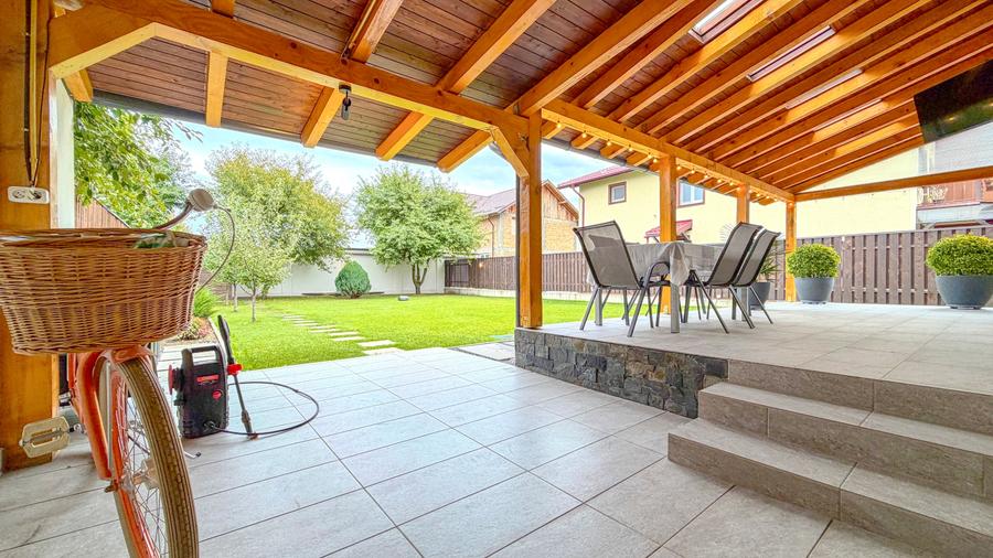 Casa premium, peisagistica, utilitati complete, Stupini - 7