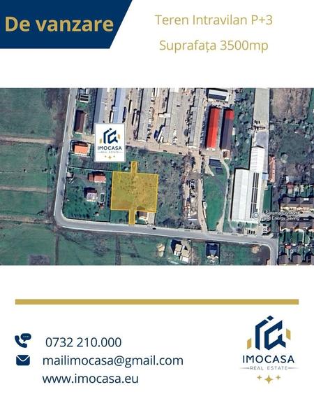 Oportunitate Teren intravilan P+4 de vânzare 3500 mp, utilități Arad - 1