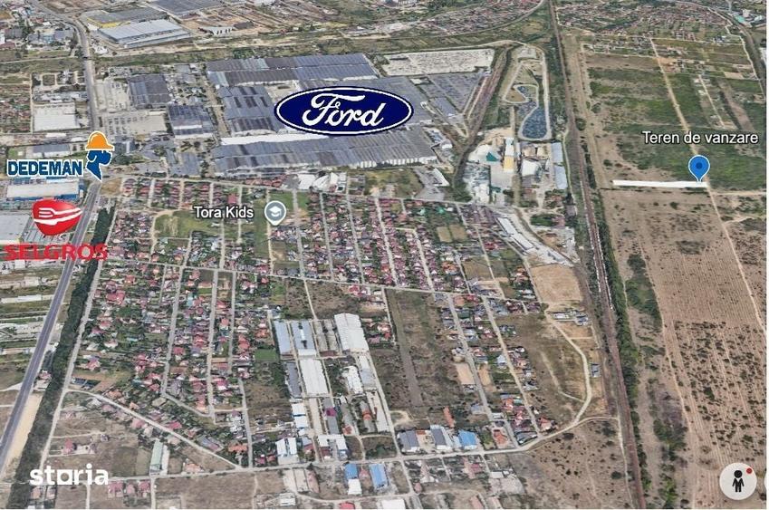Teren 4000mp zona Banu Maracine siloz - Carcea Ford 22EUR/mp neg. - 7