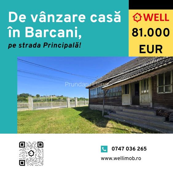 Casă cu 3 camere în Barcani Casă cu 3 camere în Barcani