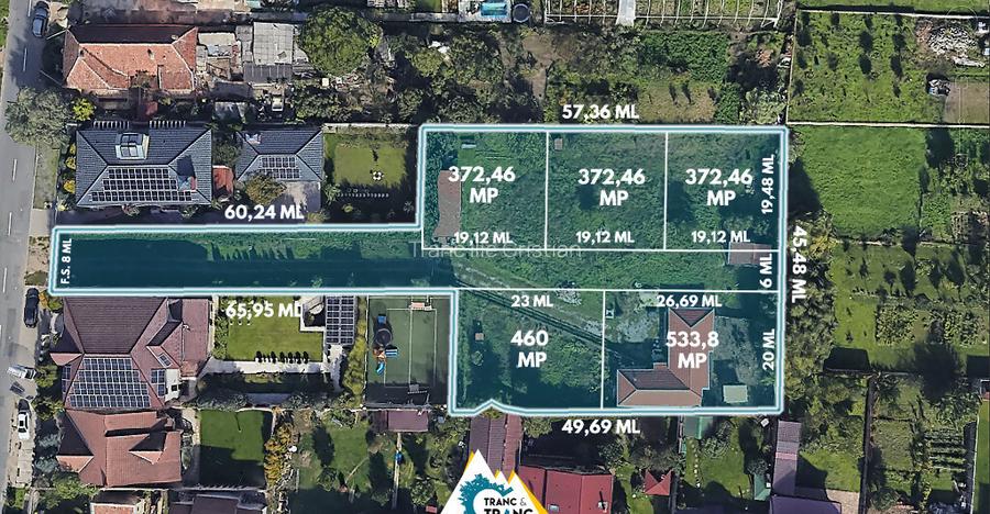 Teren generos de 2951 mp in cartierul Gai