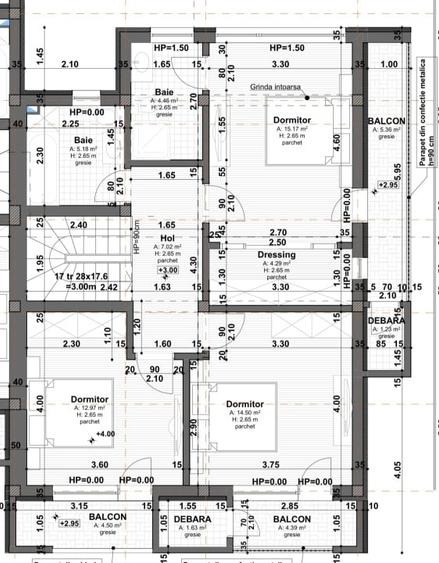 Casa Tip Duplex, 4 camere, 120 mp utili, terasa, teren 200 mp,Chinteni - 4