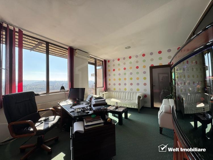 Apartament 4 camere, ultrafinisat, mobilat pentru birou, panorama unica ! - 2