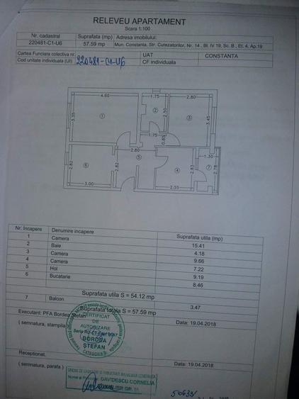 De vanzare apartament cu 3 camere - 2