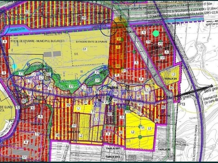 Teren intravilan 5000 mp de vânzare   Cheiul Dâmboviței apropiere A2 - 3
