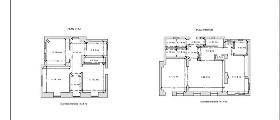 Resita CHIRIE Central, 146 mp. Parter, Etaj 1 - 5
