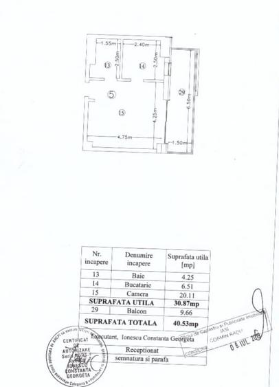 Garsonieră decomandată în Copou Garsonieră decomandată în Copou