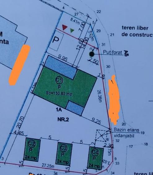 Teren intravilan, 874 mp, zona Valea Fetii - 1