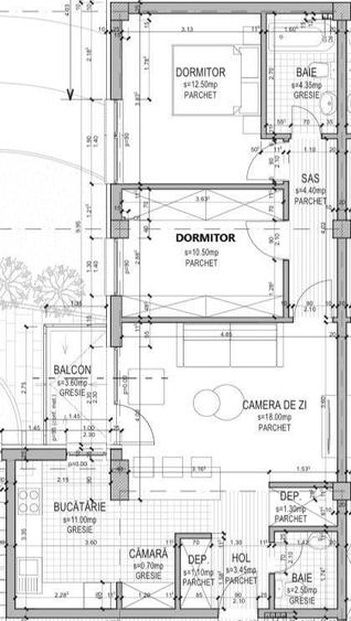 3 camere, finisat etaj 2, parcare subterana, str Traian Vuia - 7