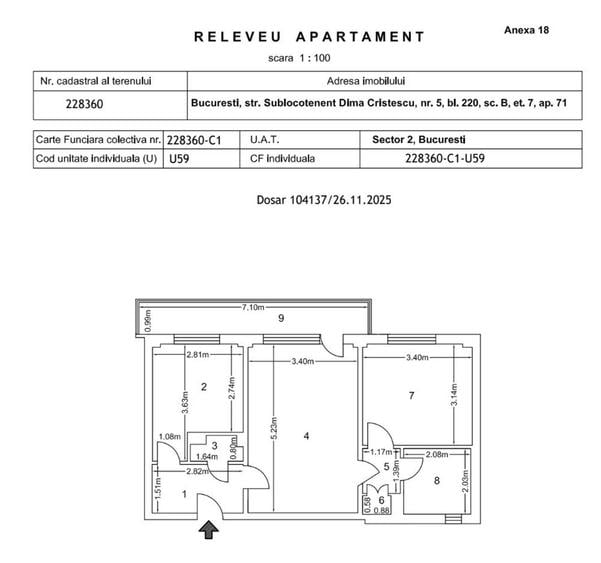 Apartament 2 camere Iancului, str. Dima Cristescu IN RENOVARE - 7