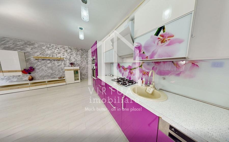 Apartament cu 3 camere, 78mp utili+curte privata (90mp), 2 parcari - 6