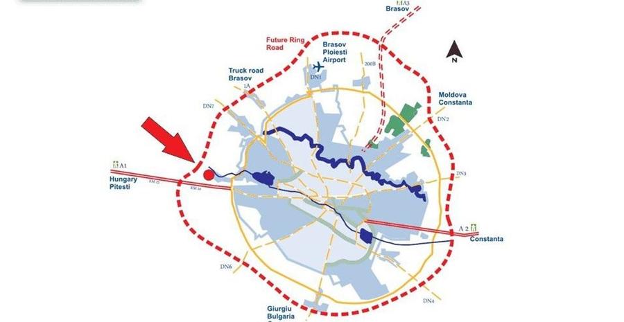 Teren proiectr logistic de vanzare A1 Km 13 Business Park - 8