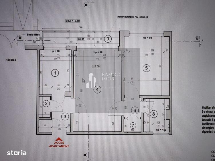 Apartament cu 2 camere semidecomandat în Liviu Rebreanu