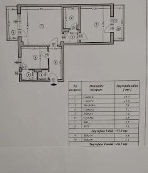 Apartament 2 Camere,Vitan,Mall,bl.1990,et.1/4,2 balcoane,Liber - 4