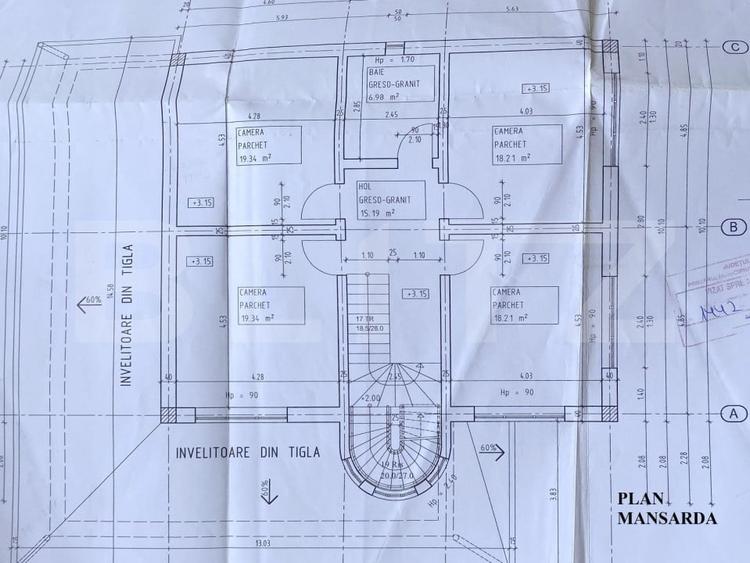 Casă individuală cu 6 camere cu Canalizare în Iris