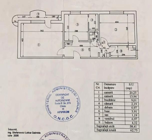 Apartament cu 2 camere decomandat în Vitan Mall