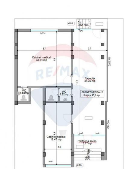 Spa?iu comercial de 90mp de vanzare in zona Central - 5