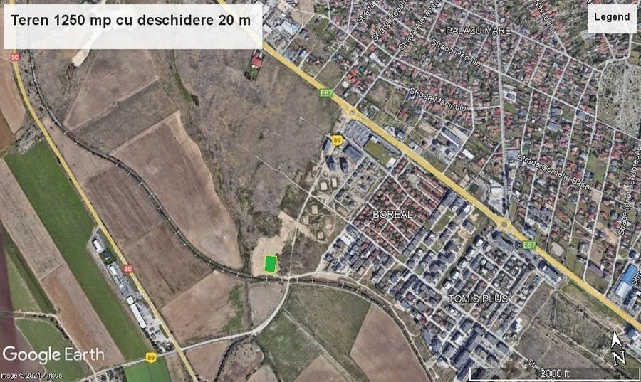Boreal - Teren 1250 mp cu CU P+3E - 1