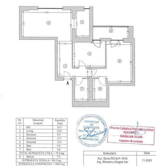 Apartament de vanzare 3 camere One Cotroceni Park - 15