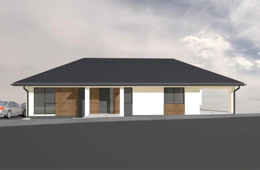 Casa pe un nivel, in Popesti Baciu, 120mp utili, 600mp teren - 8