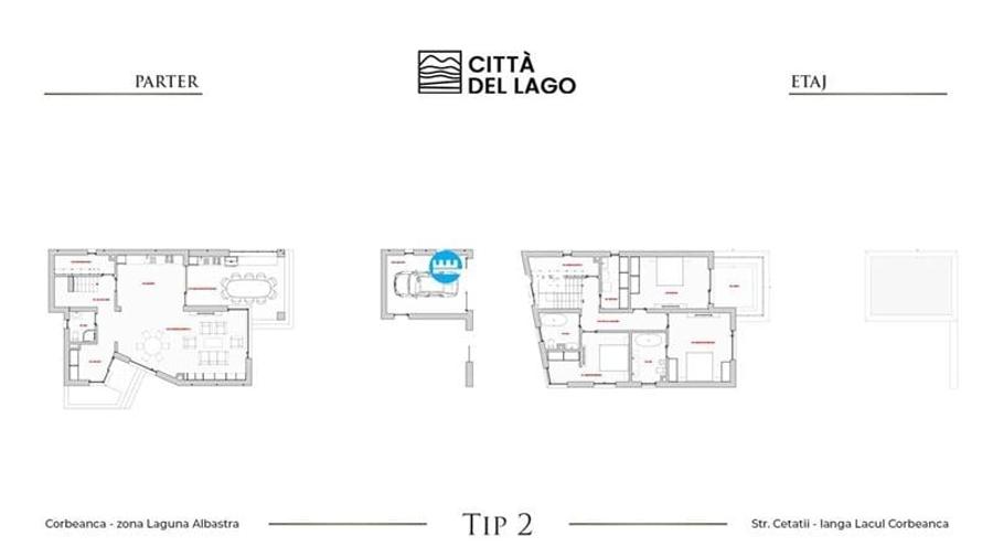 Persoana fizica de vanzare doua VILE DE LUX cu vedere la lac CORBEANCA - 5