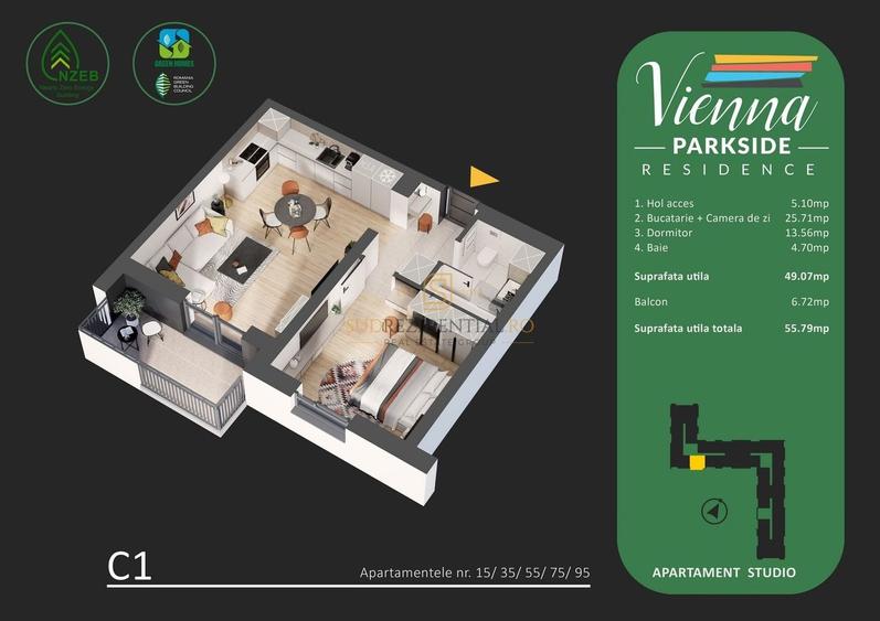Apartament modern cu un dormitor, Parc Tudor Arghezi, Bd. Metalurgiei - 5