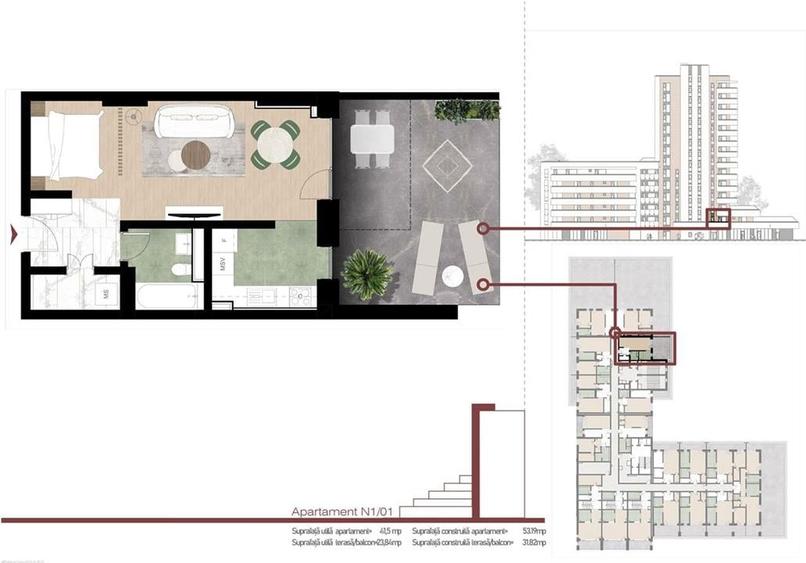 RECO Apartament Nou in Oradea etaj 1 - 1